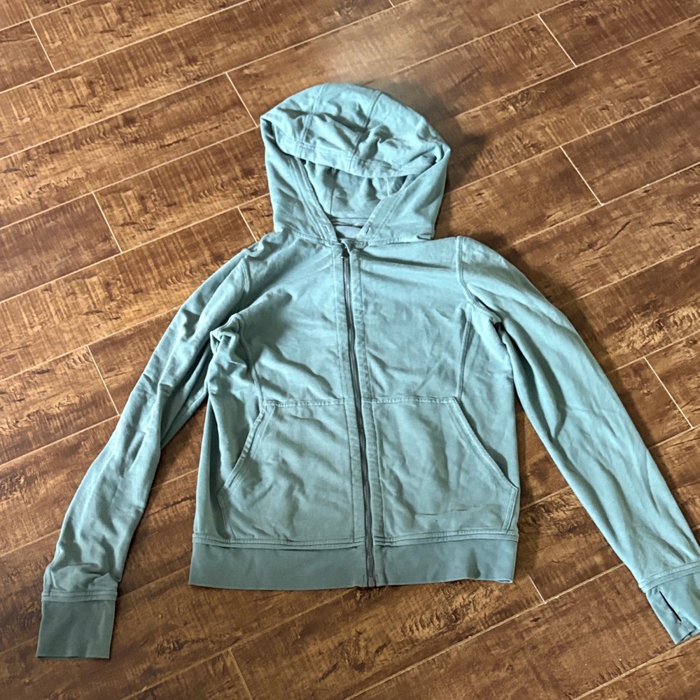 lululemon athletica Seafoam Green Zip-Up Jacket